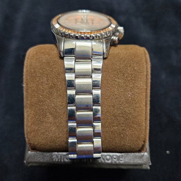 Michael Kors Everest Bracelet watch - pink crystal bezel - Picture 2 of 4